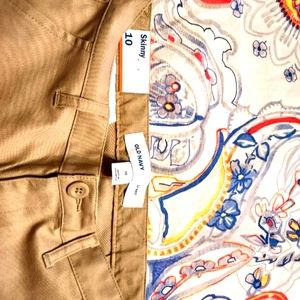 Old Navy khakis size 10
